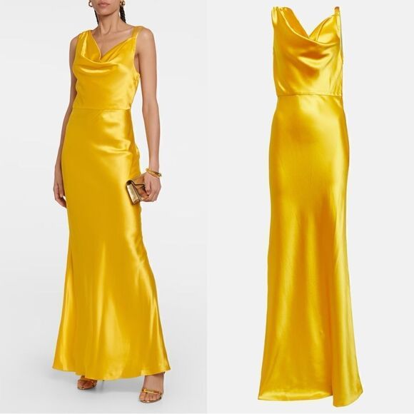 Veronica Beard Sanderson Dress in Bright Sunset - Picture 3 of 17